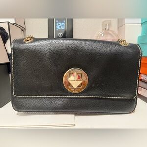 Kate Spade Twist Lock Crossbody/shoulder Bag in black